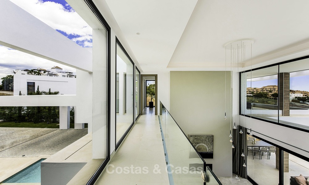 Brand new contemporary designer villa with stunning sea and golf views for sale, ready to move into, Benahavis - Marbella 13679