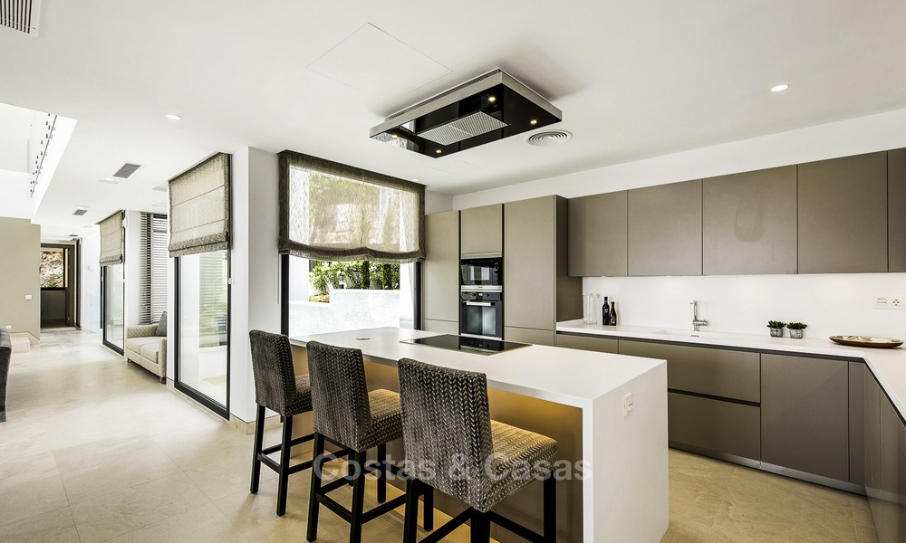 Brand new contemporary designer villa with stunning sea and golf views for sale, ready to move into, Benahavis - Marbella 13690