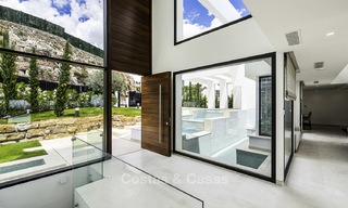 Brand new contemporary designer villa with stunning sea and golf views for sale, ready to move into, Benahavis - Marbella 13694 