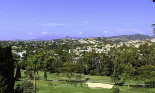 Nice plot with approved building license for sale, frontline golf, Nueva Andalucia, Marbella 13827 