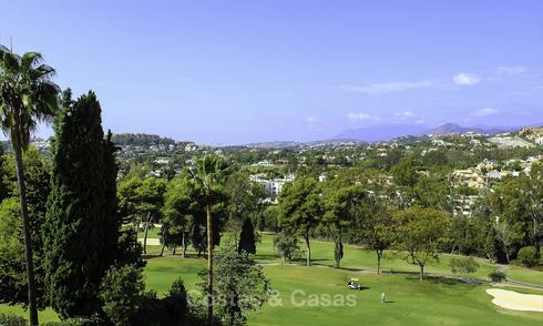Nice plot with approved building license for sale, frontline golf, Nueva Andalucia, Marbella 13830