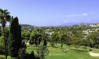 Nice plot with approved building license for sale, frontline golf, Nueva Andalucia, Marbella 13830 