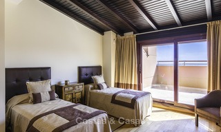 Exceptional luxury beachfront penthouse apartment for sale in a prestigious complex, Puerto Banus, Marbella 13881 