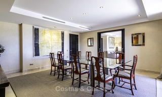 Exceptional luxury beachfront penthouse apartment for sale in a prestigious complex, Puerto Banus, Marbella 13905 