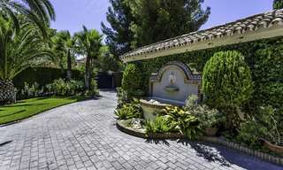 Charming renovated Mediterranean style villa with sea views on a large plot for sale in Benahavis - Marbella 14128 