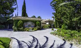 Charming renovated Mediterranean style villa with sea views on a large plot for sale in Benahavis - Marbella 14129 