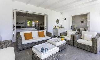 Charming renovated Mediterranean style villa with sea views on a large plot for sale in Benahavis - Marbella 14136 