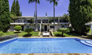 Charming renovated Mediterranean style villa with sea views on a large plot for sale in Benahavis - Marbella 14150 