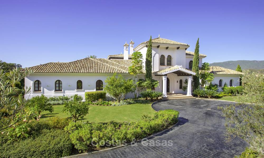 Amazing renovated rustic style luxury villa for sale in the exclusive La Zagaleta estate, Benahavis - Marbella 23255