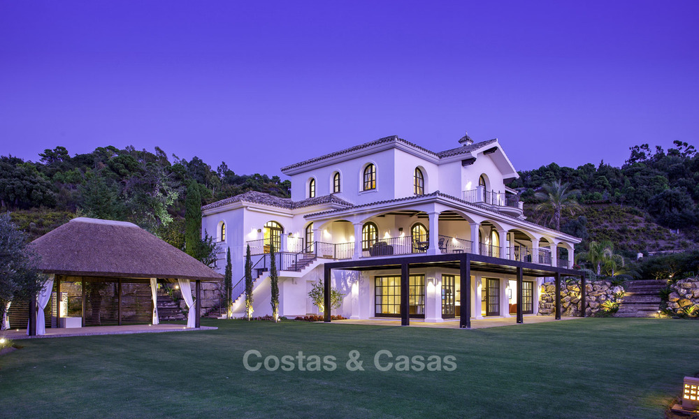Amazing renovated rustic style luxury villa for sale in the exclusive La Zagaleta estate, Benahavis - Marbella 23279