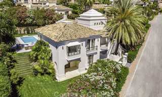 Elegant and luxurious Mediterranean style villa for sale, completely renovated, in Nueva Andalucia’s Golf Valley, Marbella 14216 