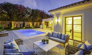 Elegant and luxurious Mediterranean style villa for sale, completely renovated, in Nueva Andalucia’s Golf Valley, Marbella 14238 