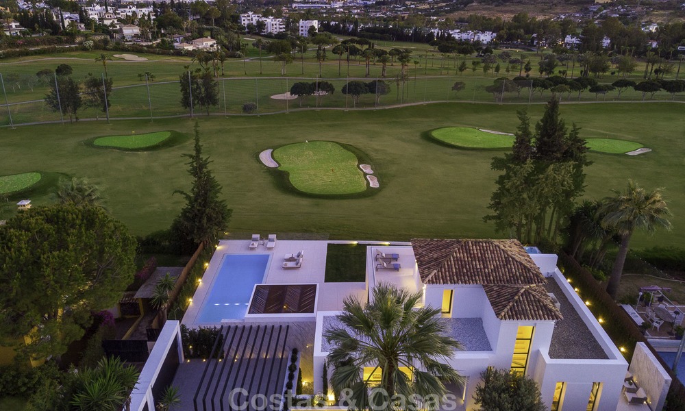 Marvellous fully refurbished luxury villa for sale, frontline golf, Nueva Andalucia, Marbella 14266
