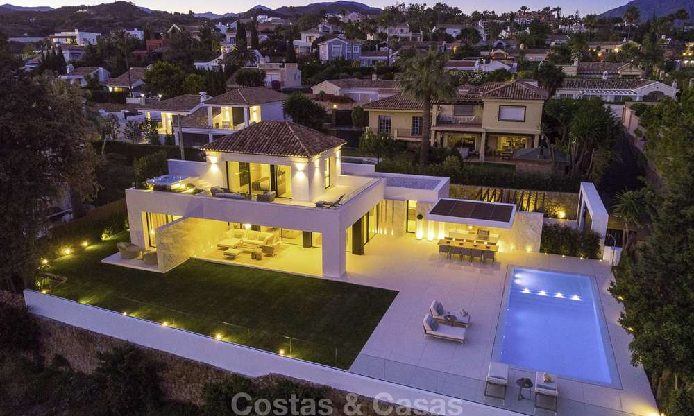 Marvellous fully refurbished luxury villa for sale, frontline golf, Nueva Andalucia, Marbella 14269