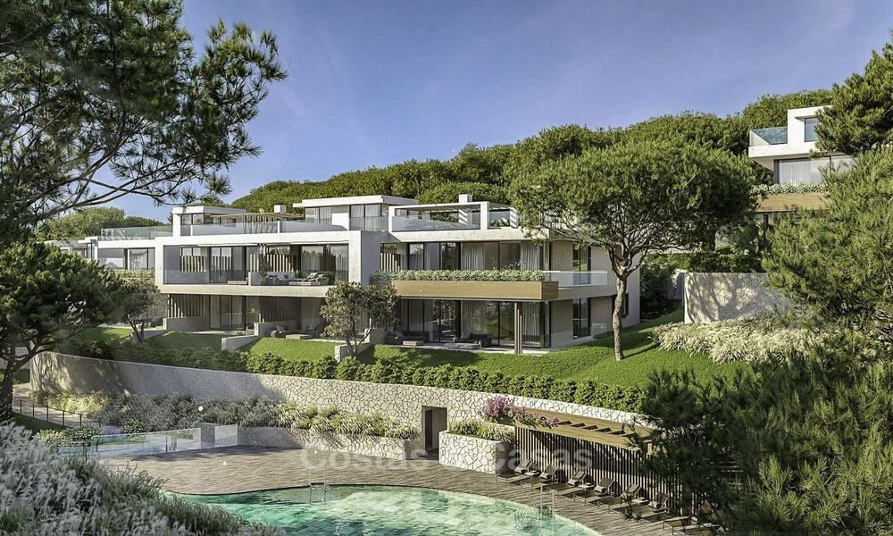 New modern luxury apartments and penthouses for sale with sea views in Cabopino, East Marbella 14305