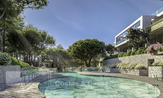 New modern luxury apartments and penthouses for sale with sea views in Cabopino, East Marbella 14306 