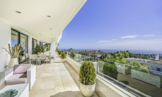 Awesome, super deluxe 5 bed penthouse apartment with panoramic sea views for sale in Sierra Blanca on the Golden Mile, Marbella 14276 