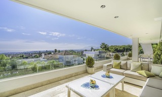 Awesome, super deluxe 5 bed penthouse apartment with panoramic sea views for sale in Sierra Blanca on the Golden Mile, Marbella 14277 