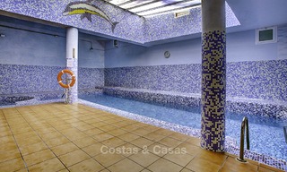 Attractive spacious garden apartment for sale in a prestigious Sierra Blanca complex on the Golden Mile in Marbella 14357 