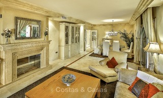 Attractive spacious garden apartment for sale in a prestigious Sierra Blanca complex on the Golden Mile in Marbella 14375 