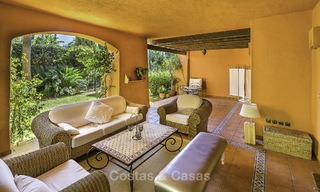 Attractive spacious garden apartment for sale in a prestigious Sierra Blanca complex on the Golden Mile in Marbella 14382 