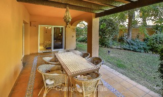 Attractive spacious garden apartment for sale in a prestigious Sierra Blanca complex on the Golden Mile in Marbella 14385 