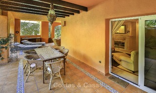 Attractive spacious garden apartment for sale in a prestigious Sierra Blanca complex on the Golden Mile in Marbella 14386 