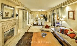 Attractive spacious garden apartment for sale in a prestigious Sierra Blanca complex on the Golden Mile in Marbella 14396 
