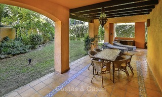 Attractive spacious garden apartment for sale in a prestigious Sierra Blanca complex on the Golden Mile in Marbella 14399 