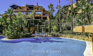 Attractive spacious garden apartment for sale in a prestigious Sierra Blanca complex on the Golden Mile in Marbella 14404 