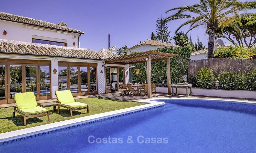 Charming, very spacious Mediterranean style villa for sale, walking distance to the beach, Marbella East 14481