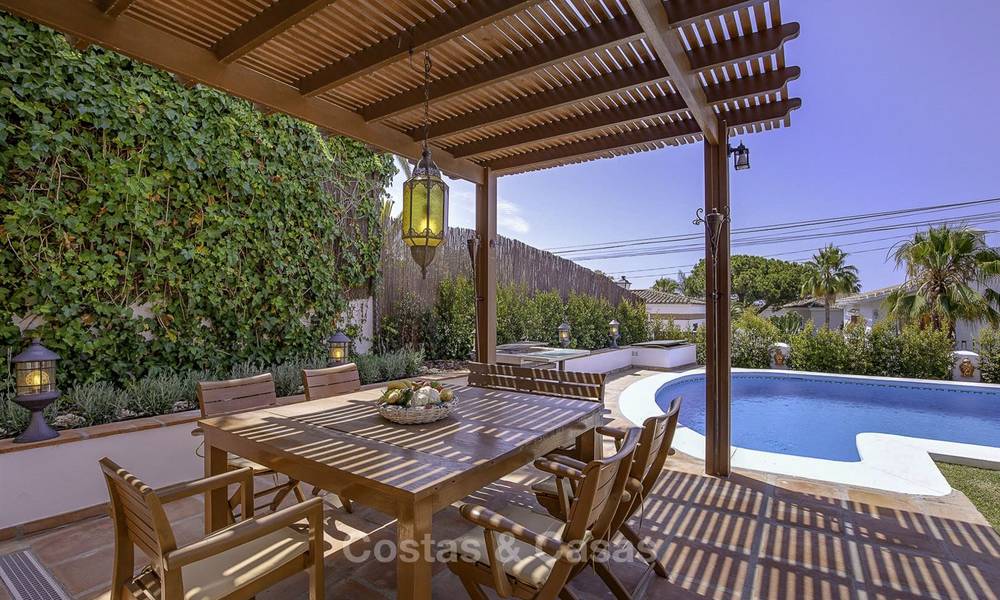 Charming, very spacious Mediterranean style villa for sale, walking distance to the beach, Marbella East 14489