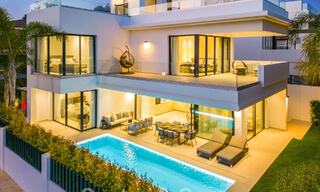 Beachside luxury villa for sale on the Golden Mile, Marbella, at walking distance to the beach and Puerto Banus 801481 