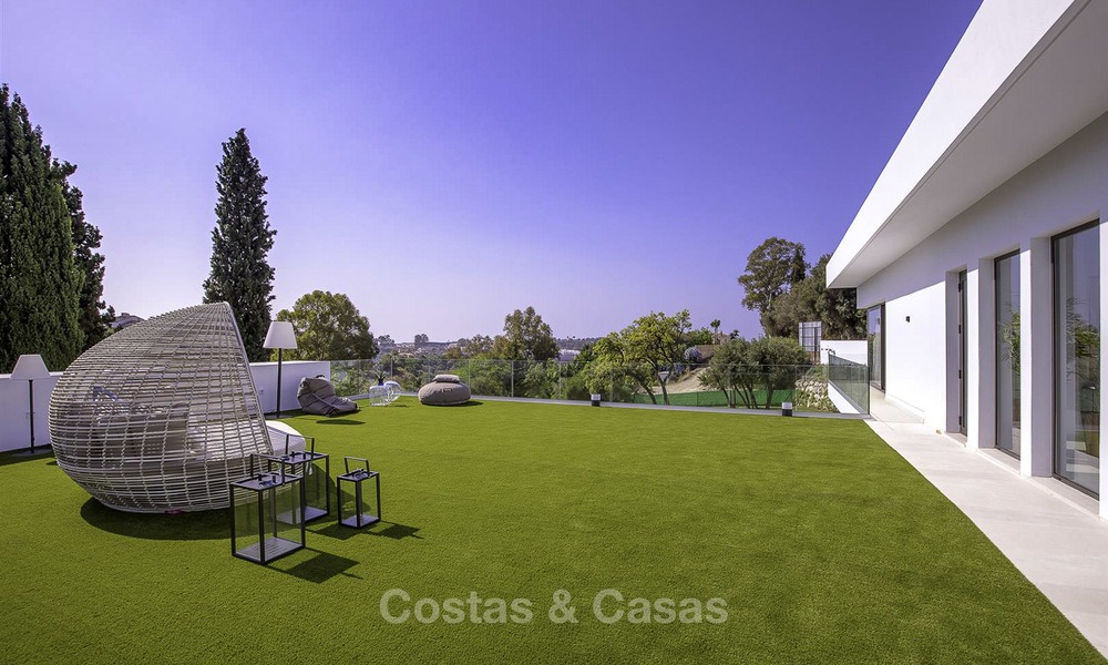 Ready to move into, brand new modern villa for sale, close to San Pedro centre, Benahavis - Marbella 14630