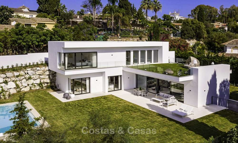 Ready to move into, brand new modern villa for sale, close to San Pedro centre, Benahavis - Marbella 14640