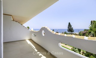 Fully renovated beachfront apartment with panoramic sea views for sale, Mijas Costa 14659 