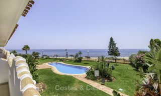 Fully renovated beachfront apartment with panoramic sea views for sale, Mijas Costa 14662 
