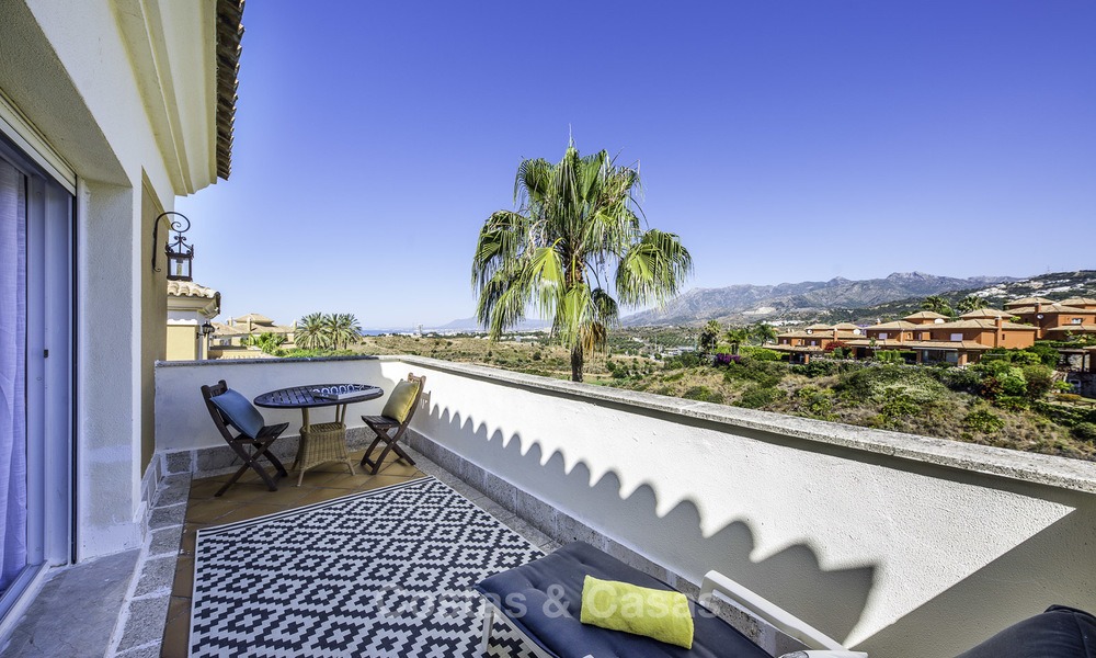 Recently renovated semi-detached house with spectacular views for sale, frontline golf, East Marbella 14688