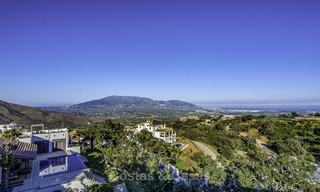 Spectacular, newly built contemporary villa with breath-taking sea, mountain and valley views for sale, move-in ready, East Marbella 14750 