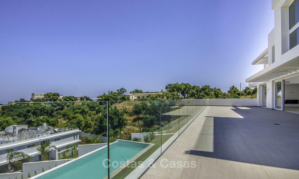 Spectacular, newly built contemporary villa with breath-taking sea, mountain and valley views for sale, move-in ready, East Marbella 14753