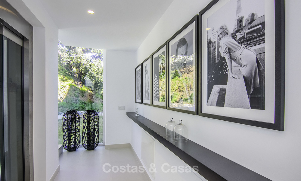 Spectacular, newly built contemporary villa with breath-taking sea, mountain and valley views for sale, move-in ready, East Marbella 14775