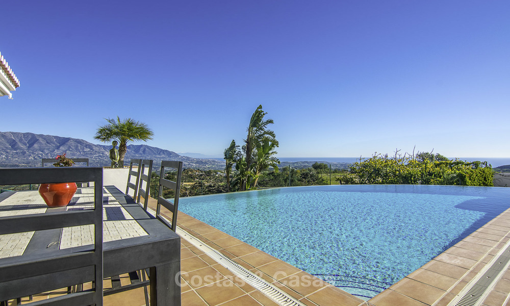 Magnificent modern-Andalusian villa with amazing panoramic views for sale in East Marbella 14786