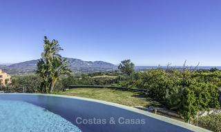 Magnificent modern-Andalusian villa with amazing panoramic views for sale in East Marbella 14788 