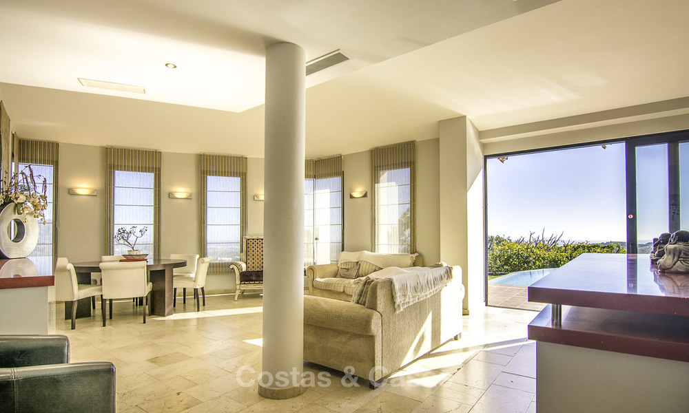 Magnificent modern-Andalusian villa with amazing panoramic views for sale in East Marbella 14802