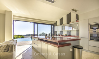 Magnificent modern-Andalusian villa with amazing panoramic views for sale in East Marbella 14803 