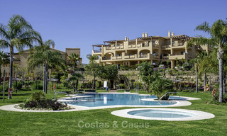 Very charming Andalusian style luxury apartments with amazing sea views for sale, move-in ready, Benahavis - Marbella 14838 
