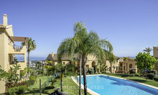 Very charming Andalusian style luxury apartments with amazing sea views for sale, move-in ready, Benahavis - Marbella 14839 
