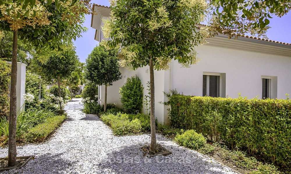 Elegant and very spacious modern-classic villa for sale, frontline golf in Elviria, East Marbella 14898