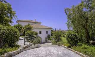 Elegant and very spacious modern-classic villa for sale, frontline golf in Elviria, East Marbella 14900 
