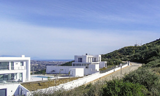 Gorgeous new modern-contemporary luxury villa with sea views for sale in a classy golf resort, Mijas, Costa del Sol 16349 